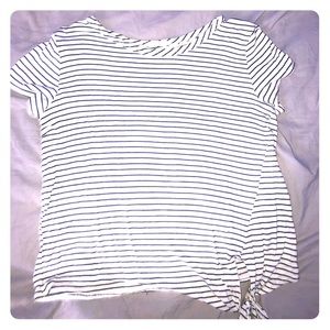 Short Sleeve Striped Tee